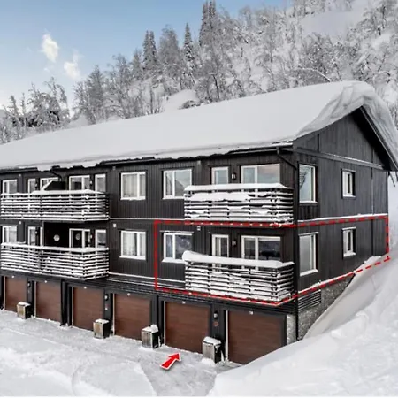 Stor Med Panoramautsikt Over Hemsedal Tuv (Viken)