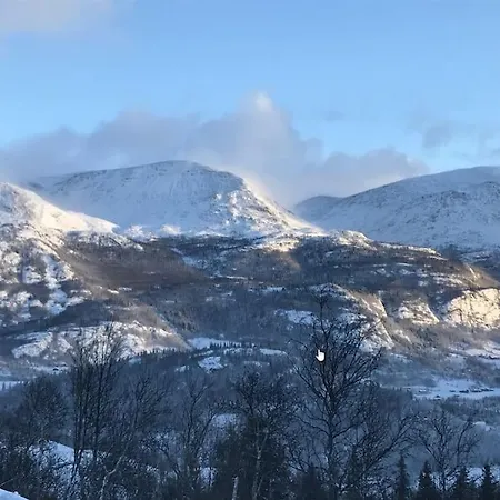 Stor Med Panoramautsikt Over Hemsedal Tuv (Viken)