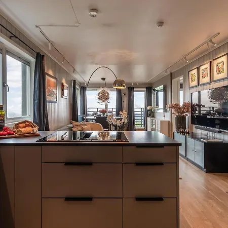 Daire Ledig Nyttarshelgen Er En Stor Med Panoramautsikt Over